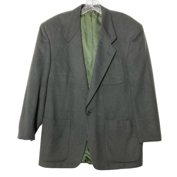 YVES SAINT LAURENT FOR DILLARDS Vintage Wool Single Breasted Blazer - Picture 1 of 12